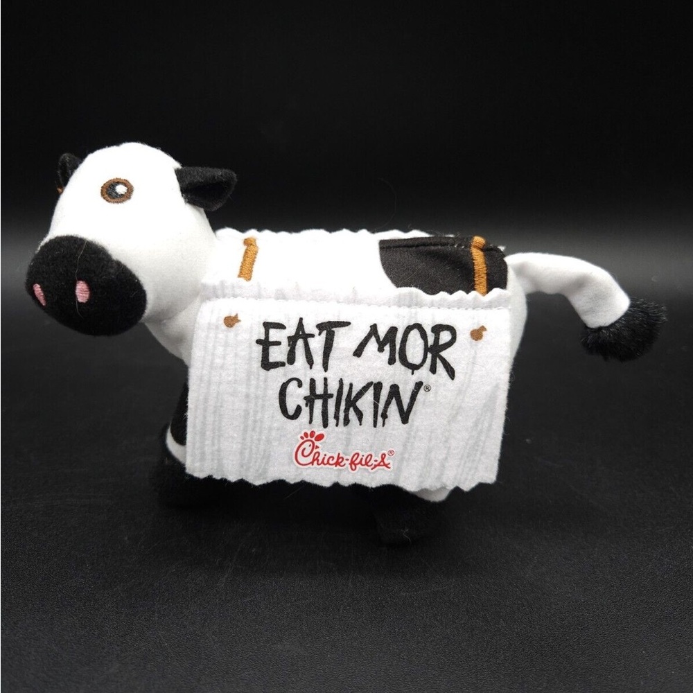 Chick-fil-A Plush Cow Toy - Black and White